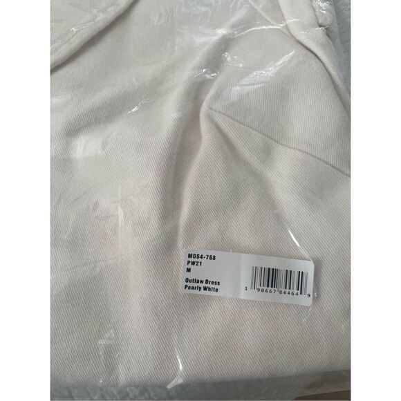 Show Me Your MUMU Outlaw Dress in Pearly White  NEW NWT - Picture 6 of 9